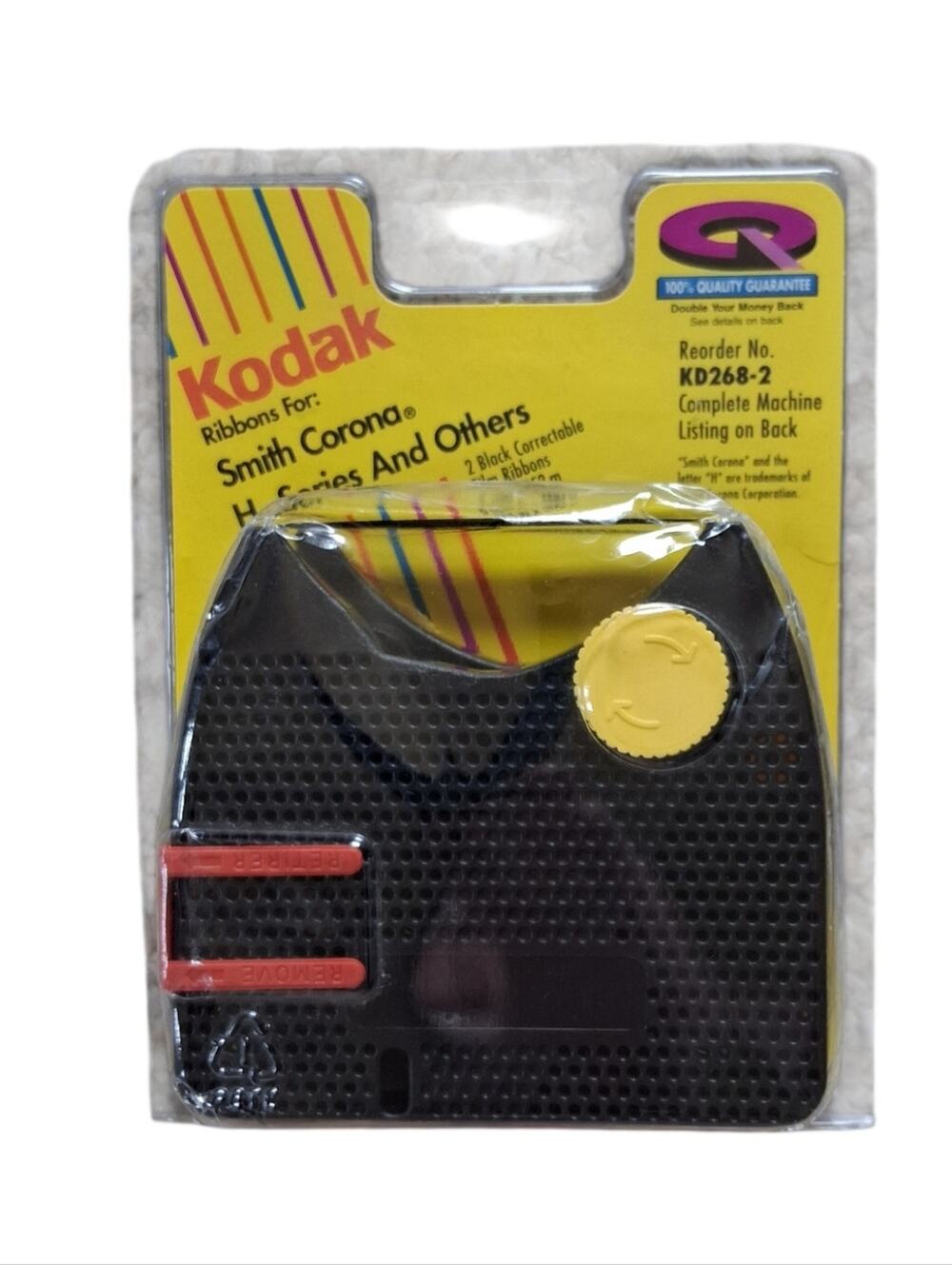 NWT Kodak For Smith Corona H Series And Others Vintage 2 Black Correctable Film